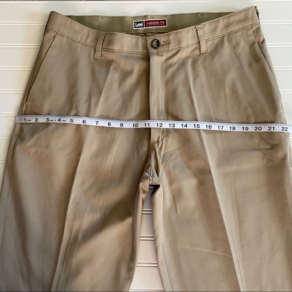 Lee Khaki Straight Leg 36x34 Custom Fit Collection - Picture 6 of 12